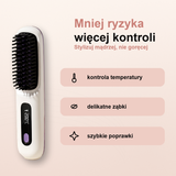 Bezprzewodowa Szczotka Prostująca z Jonizacją
